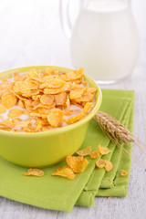 cornflake and milk