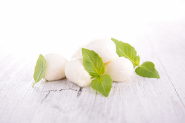 mozzarella and basil