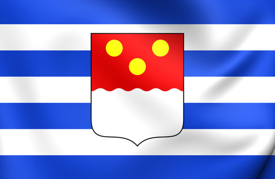 Flag of Batumi City, Adjara.