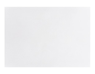 White empty A4 paper isolated on white