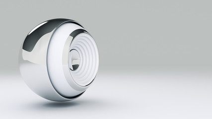 sphere speaker 3D