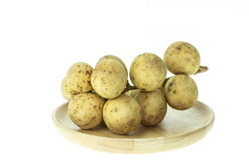 Wollongong fruit isolated on white background