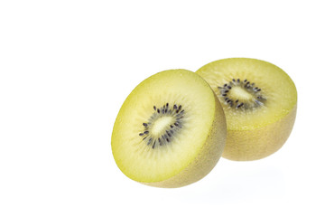 Kiwi fruit isolated on white background