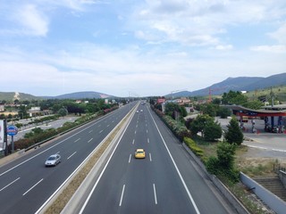 Highway in Greece