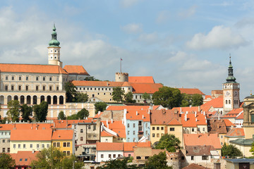 Obraz premium church in city Mikulov in the Czech Republic