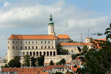 Obraz premium church in city Mikulov in the Czech Republic