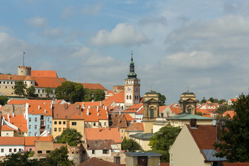 Naklejka na ściany i meble church in city Mikulov in the Czech Republic