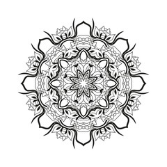 mandala round ornament pattern