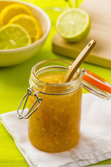 Homemade orange lemon marmalade