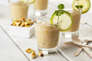 Leche de tigre, a Peruvian ceviche dish