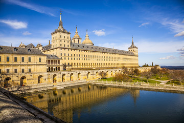 Fototapeta na wymiar Escorial palace near Madrid, Spain