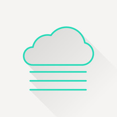 icon of foggy weather