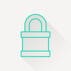 icon of locked padlock