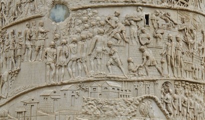 Relief, Trajanssäule, Rom