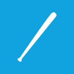 Baseball bat icon, simple