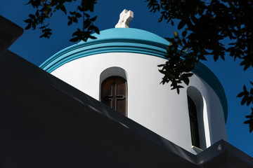 Part of traditional church in Kos island, Greece