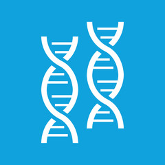 Two DNA icon, simple