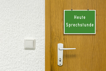 Sprechstunde Beratung Eingang 