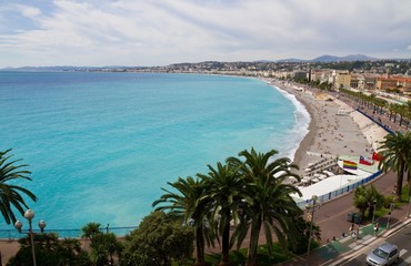 Obraz premium Baie des Anges, Nizza