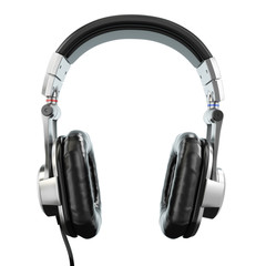 Fototapeta na wymiar Headphones isolated on white background.