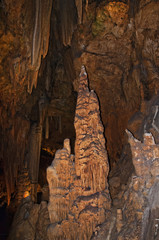 The Fabulous Luray Caverns in Virginia USA. Visitors by the millions have made Luray Caverns the most popular caverns in Eastern America
