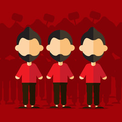 red remonstrate cartoon