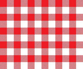 red tablecloth background seamless pattern
