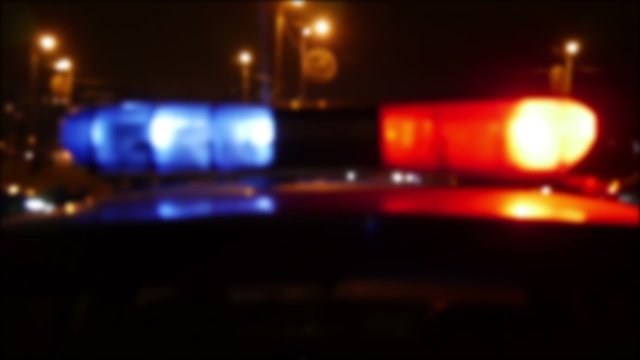 Police emergency lights 