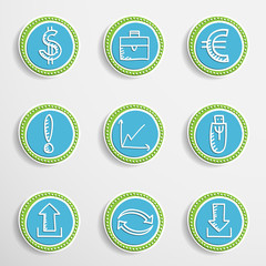 Web Buttons with Drawing Icons