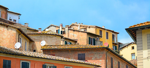 Fototapeta na wymiar beautiful glimpse of Siena