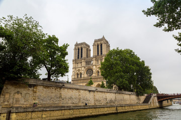 Seine and Notre Dame de Paris