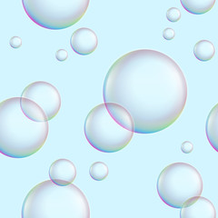 Seamless bubble background