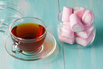 quantity of pink marshmallows in jar