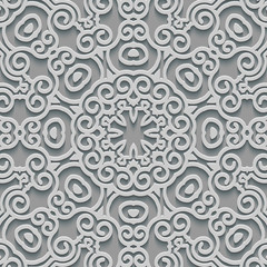 Vector ornament with shadow