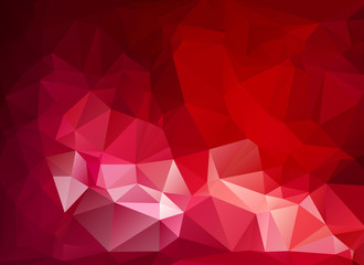 low poly light and dark red background © noche
