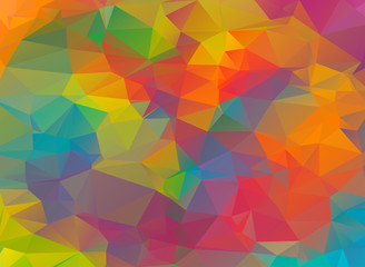 low poly background colors spread