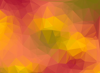 low poly background four colors