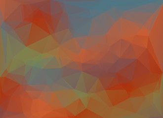 low poly background three colors