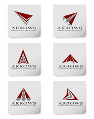 Vector illustration of arrow design elements