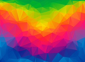 Obraz premium low poly colored background oblique lines