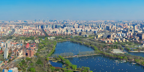 Beijing aerial view