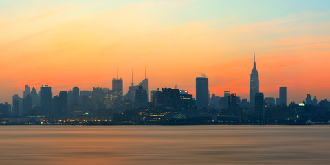 New York City silhouette