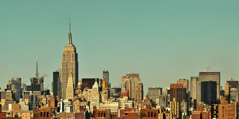 Fototapeta premium New York City skyscrapers