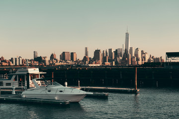 Fototapeta premium Manhattan downtown skyline