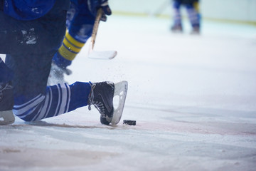 Naklejka premium ice hockey player in action