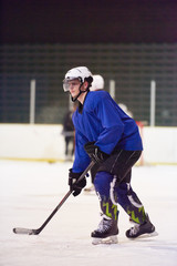 ice hockey player in action