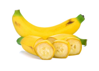 Fototapeta na wymiar Bananas isolated on white background