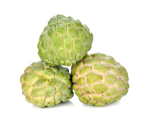 Custard apple isolated on white background