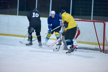 Fototapeta premium ice hockey goalkeeper