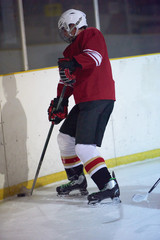 Fototapeta premium ice hockey player in action